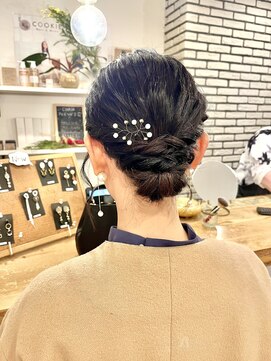クッキー ヘアーアンドメイク(COOKIE Hair&Make) ボブ×アップスタイル