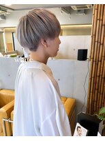 ノブレス ノアール(NOBLESSE NOIR)&nbsp;シルバーカラー／ホワイトカラー／マッシュ／ショート