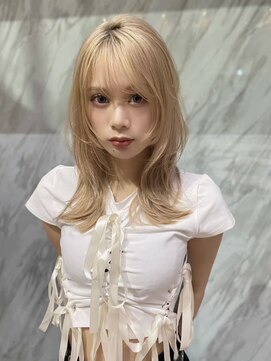 ニューヨークニューヨーク 梅田茶屋町店(NYNY) レイヤーミディアム　ミディアムレイヤー　ハッシュレイヤー