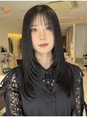 巻かないレイヤーカット