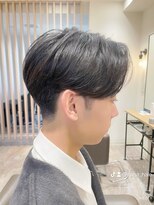 ハレ ヘアサロン(Hale hair salon)&nbsp;Haleブルーブラックフェザーパーマサーフカールニュアンスパーマ