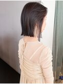 丸くないボブ/ヘイリーボブ/切りっぱなしボブ/大阪枚方美容室
