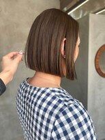 テトヘアー(teto hair)&nbsp;切りっぱなしボブ ハイライト アッシュブラウン