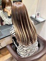 ビセ(VISE)&nbsp;☆プルエクステでハイライトデザイン