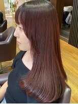 エム インターナショナル 白岡 キュート(EMU international CUTE)&nbsp;艶々！ブリーチなし☆レッドバイオレット