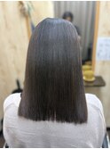 縮毛矯正×髪質改善｜艶感ストレート