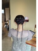 お呼ばれヘア