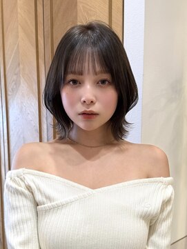 シー バイ ロンド 新宿(Sea by Lond) 【大重】韓国風くびれボブ/レイヤー/前髪縮毛矯正/髪質改善/新宿