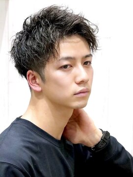 ヘアーアンドグルーミング ヨシザワインク(HAIR&GROOMING YOSHIZAWA Inc.) ツイストスパイラルパーマツーブロックアップバング刈り上げ束感