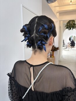 ヴィクサス ザ ベイ(VIXUS the bay)の写真/結婚式やイベントはもちろん、デートや女子会にも！特別な日はスタイリストmamiにお任せください♪