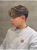 コントラストハイライト　センターパート