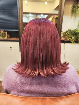 エルムトウキョウ(ELM Tokyo) ケアブリーチでダブルカラー☆ピンクカラー☆