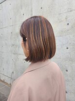 アミックス ヘアワークス 本店(AMIX hair works) アンブレラカラー×ボブスタイル