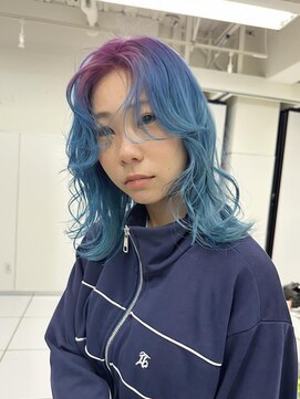 テトラ バイ ネオリーブ 横浜西口店(tetra by neolive) ルーツカラーデザインカラーレイヤーカット横浜駅N