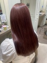 オブジェ シエル(obje't ciel) 艶髪ピンクブラウン/ロング/ストレート