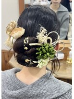 ティム(tim)&nbsp;airi成人式ヘアセット/振袖ヘア/卒業式ヘア/袴ヘア