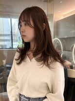 マイル 渋谷(mile)&nbsp;ブリーチなしオレンジブラウンカラー
