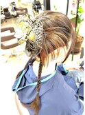 カチ盛りヘア