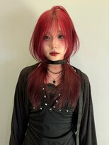 ノラ シンディ(NORA CYNDY) ハッシュカットブリーチデザインカラーレイヤーダブルカラー