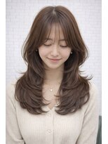 アンディー(&dy) くびれミディ×ベージュブラウン 髪質改善トリートメント