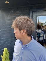 アンサー(answer) 【50代】白髪を活かしたメッシュ×ゆるツイスパ