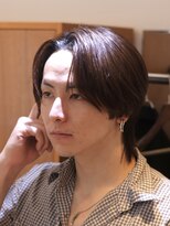 ボーイ(BOY) シースルーセンターパートウルフ/ニュアンスパーマ/名古屋/栄