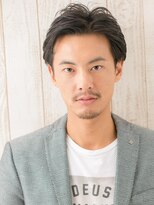 モッズヘア メン 上尾東口店(mod's hair men)&nbsp;かき上げ大人オールバックスーツ髪型フェザーマッシュa上尾
