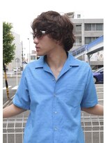 ソーレ(sole) mitsuki海外ヘアメンズボブパーマレイヤーパーマラフカール