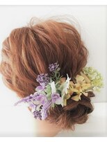 ブライダル ヘアメイク メリア(Bridal Hair Make MERIA) 秋おすすめヘアアレンジ　結婚式ゲストヘア