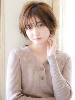 ブリッジ バイ ネオリーブ 綱島店(bridge by neolive)&nbsp;30代40代小顔ワンサイドショートボブ黒髪前下がり 綱島