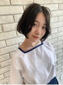 秋の小顔ショート♪イルミナカラーで大人かわいいくすみ感を☆