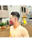 【大流行】オールバックフェードスタイル