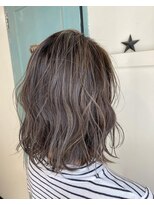 ジェルム ヘアーワークス(germe hair works)&nbsp;立体感のあるバレイヤージュカラー