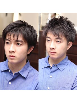 ヘアーアンドグルーミング ヨシザワインク(HAIR&GROOMING YOSHIZAWA Inc.) 【ヨシザワ人形町】爽やかツーブロック