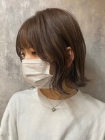 ティダスマイル(tida smile)&nbsp;大人かわいい＊ミルクティーベージュ×ショートボブ