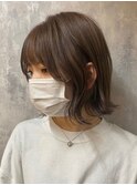 大人かわいい*ミルクティーベージュ×ショートボブ
