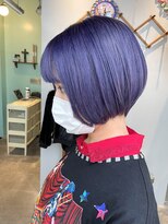 ヴィレッタ(VIRETTA)&nbsp;ラベンダー×ショートボブ