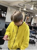 #黒髪#ボブルフ#ネビージュ#小顔#ワンレン
