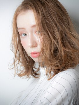 カバーヘア ブリス 大宮西口(COVER HAIR bliss) 外国人風キャラメルベージュ大人ハイライトt大宮20代30代40代