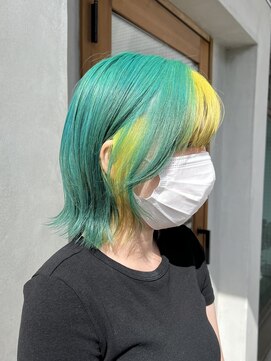 シーラス(cirrus) emerald green×neon yellow 20代/30代/40代/50代