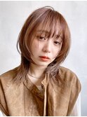フェイスラインレイヤー_外ハネボブセクションカラー_49202