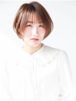 グランマッシュ(Granmash)&nbsp;シースルーバング・透明感カラー・ベージュ・顔周り