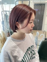 ヘアーアンドメイク ビス(HAIR&MAKE bis) 抜け感◎ くすみピンクベージュ【戸田雅子】