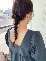 タンデム(tandem) 編みおろし風 ヘアアレンジ