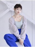 【RAWR】小顔_おくれ毛_ショートヘアアレンジ