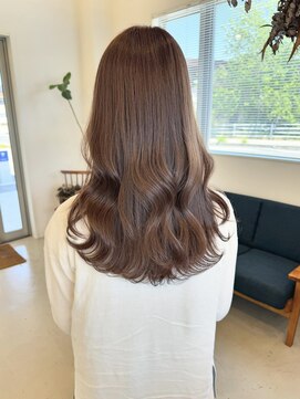 エメ 小山(Aimer) イルミナカラー/透明感ブラウン/小山/学割U24/髪質改善/レイヤー