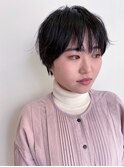 ウェットショート×バツっとバング
