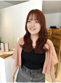 ◎10代、20代に人気 派手すぎないオレンジカラー