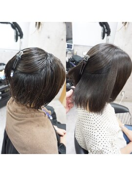 ヘアテリア リュウ 大塚(hair teria ryu) 縮毛矯正/髪質改善/艶髪ストレート/艶カラー