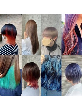 ダブ(DAB) 【ブリーチカラー】イヤリング インナー 栃木 鹿沼 宇都宮